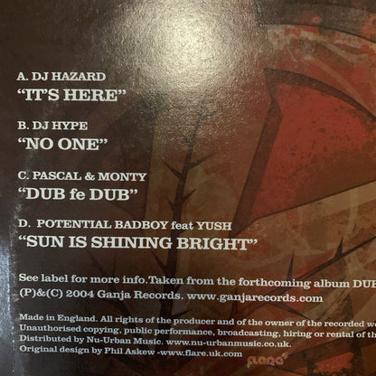 Dubplate Killaz DPK EP 2 DJ Hype DJ Hazard 4 Track 12inch Vinyl Double Pack