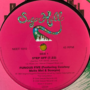 Furious Five Feat Cowboy Melle Mel “Step Off” 2 Track 12inch Vinyl