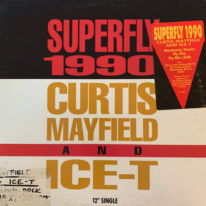 Curtis Mayfield and Ice T “Superfly 1990” 6 version 12inch Vinyl