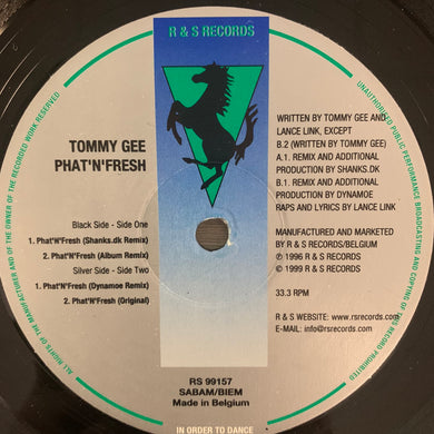 Tommy Gee “Phat N Fresh 4 Track 12inch Vinyl