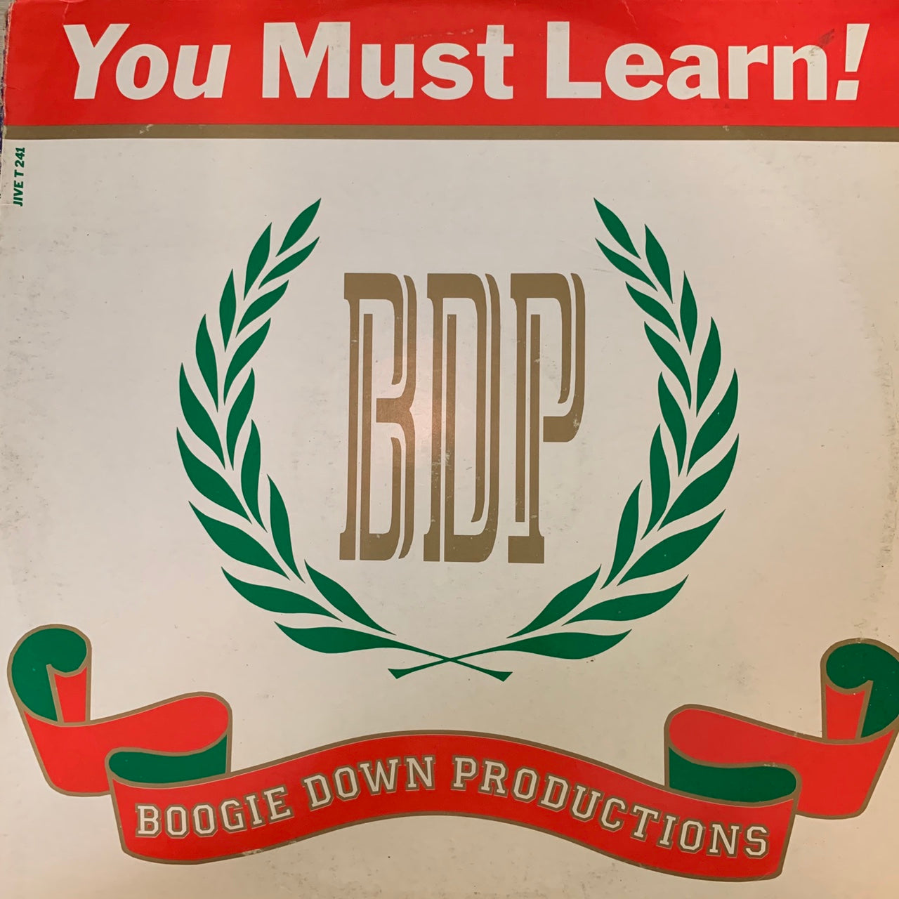Boogie Down Productions BDP “You Must Learn” 3 Track 12inch Vinyl