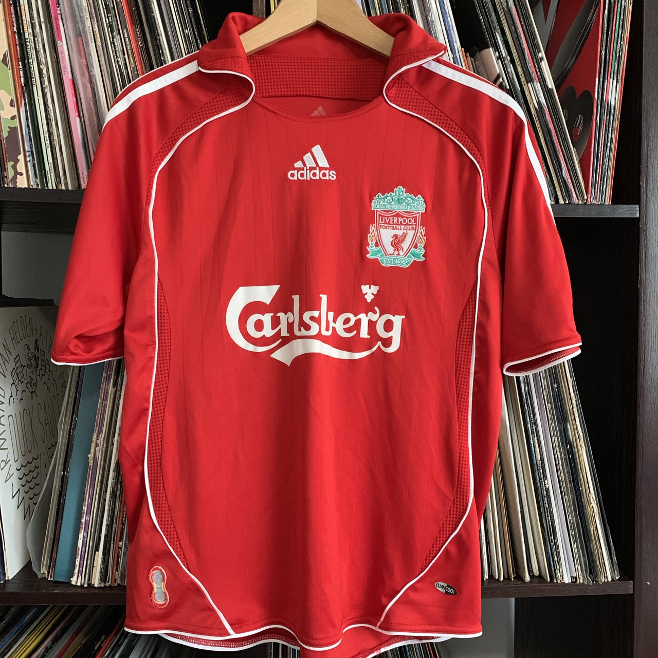 Vintage Liverpool FC Adidas Football Shirt Size Medium