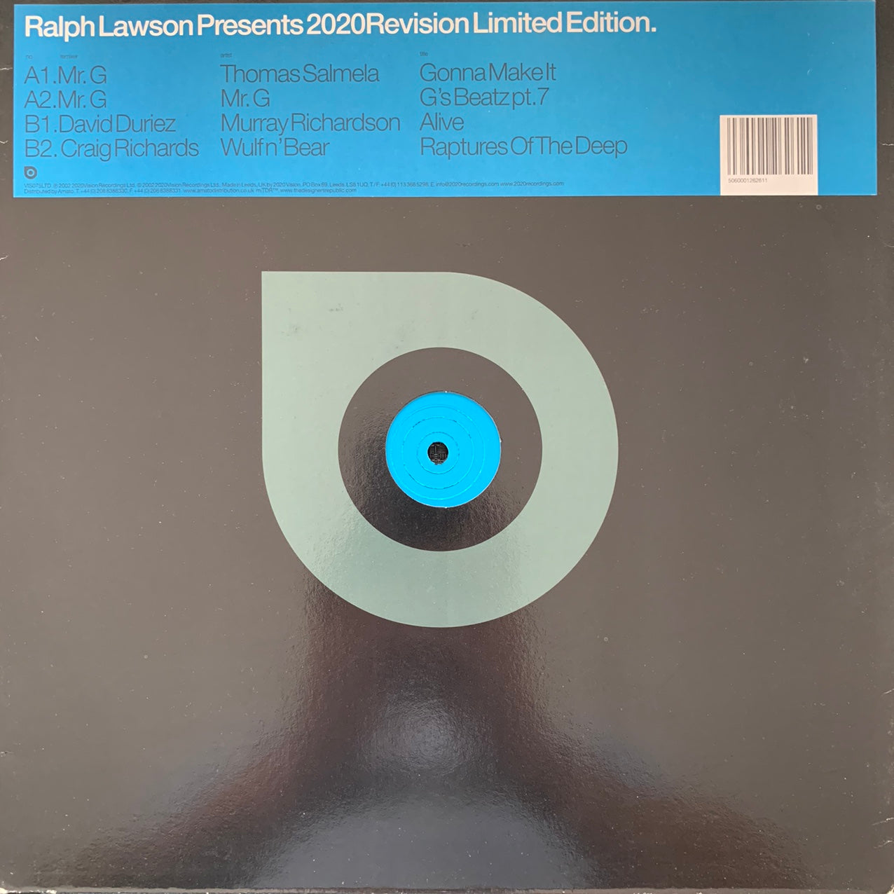 Ralph Lawson Presents 2020 Revision Limited Edition 4 Track 12inch Vinyl