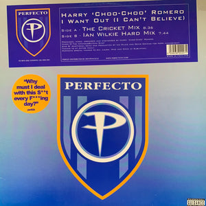 Harry Choo Choo Romero “I Want Out ( I Cant Believe )” 2 Version 12inch Vinyl