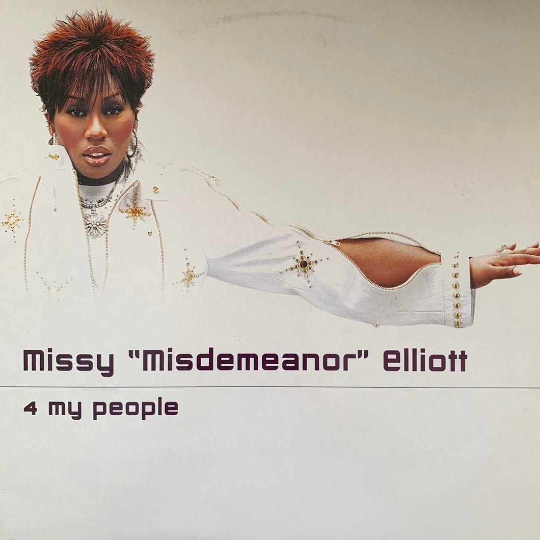 Missy Elliott “4 My People” 3 Track 12inch Vinyl