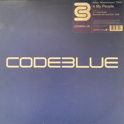 Missy Elliott “4 My People” Basement Jazz Acid Dub 12inch Promo