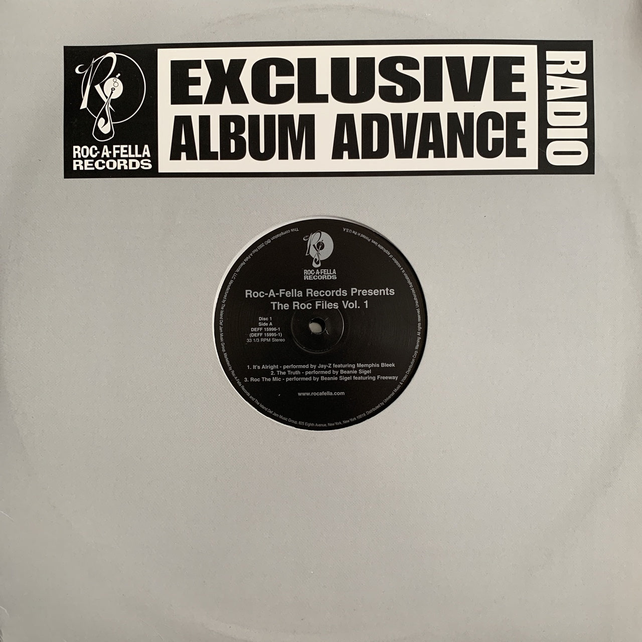 The Roc Files Vol 1 Feat Jay Z, Memphis Bleek, Beanie Sigel, Blackstreet
