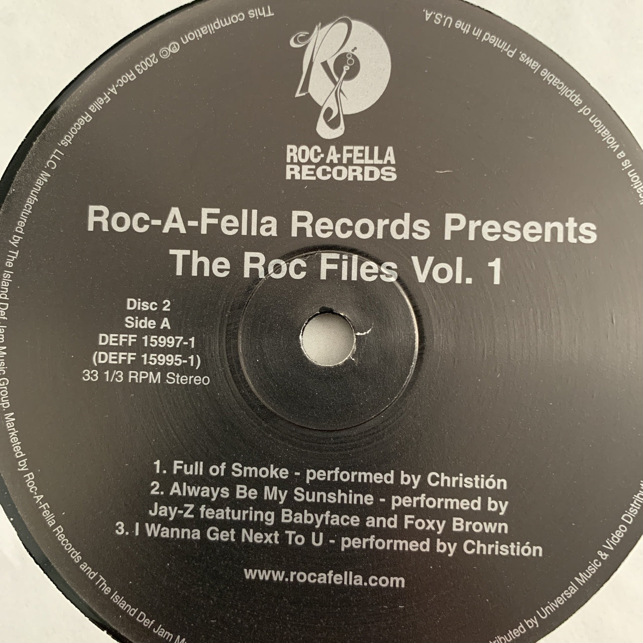 The Roc Files Vol 1 Feat Jay Z, Memphis Bleek, Beanie Sigel, Blackstreet