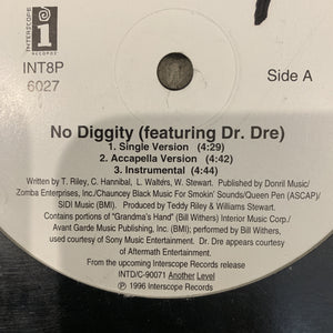 Blackstreet Feat Dr Dre “No Diggity”
