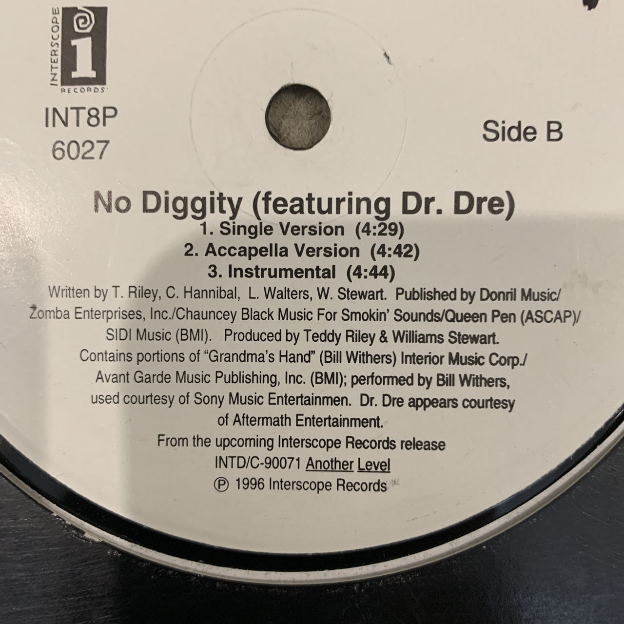 Blackstreet Feat Dr Dre “No Diggity”