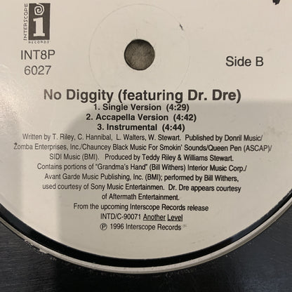 Blackstreet Feat Dr Dre “No Diggity”