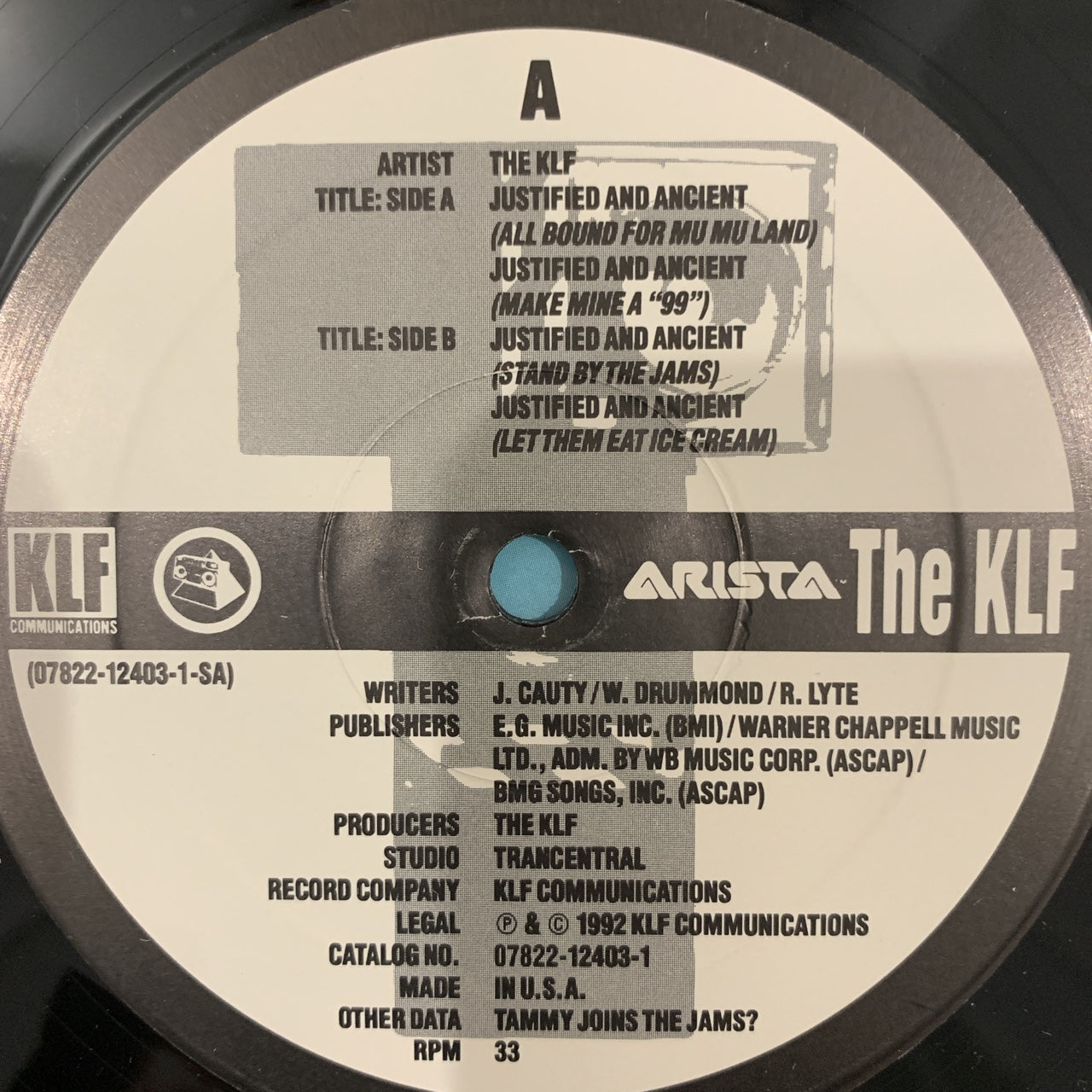 The KLF “All Bound for Mu Mu Land”