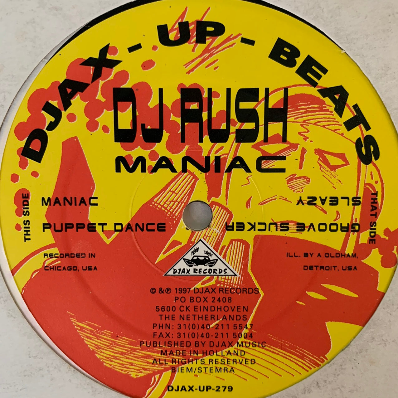 DJ Rush “Maniac” Ep 12inch Vinyl
