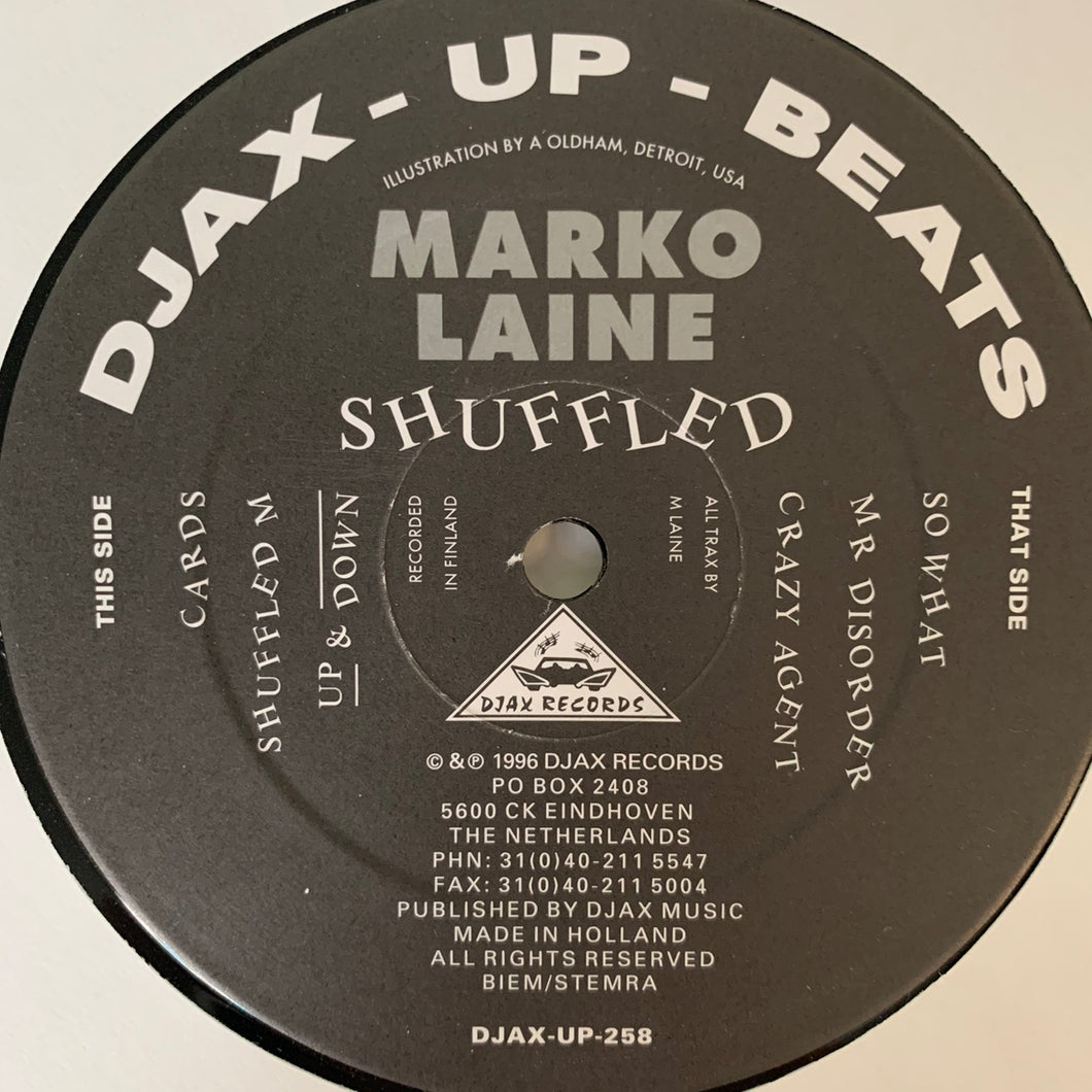 Marko Laine “Shuffled” Ep 6 Track 12inch Vinyl