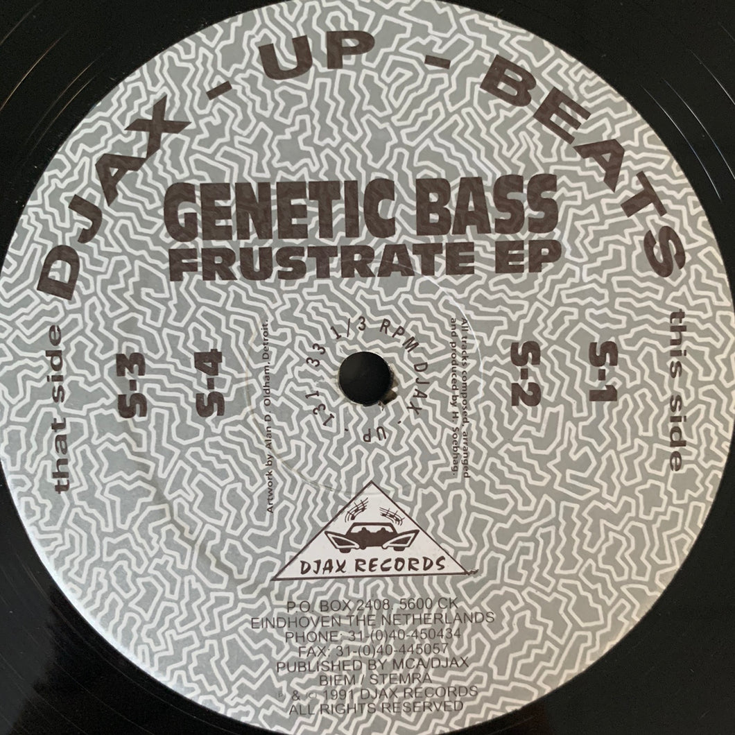 Genetic Bass” Frustrate” Ep 4 Track 12inch Vinyl