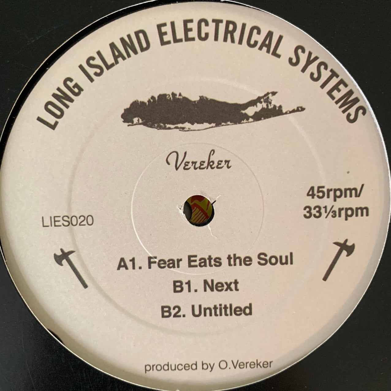 Vereker “Fear It’s The Soul” 3 Track 12inch Vinyl