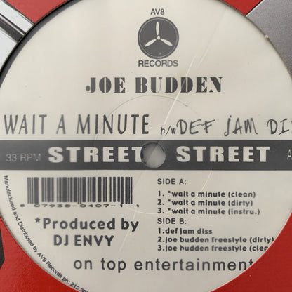 Joe Budden “Wait a Minute” / “Def Jam Diss”