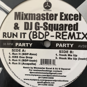 Mixmaster Excel & Dj G-Squared “Run it (BDP-Remix)