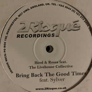 Miami Sampler 2002 Herd & Rossa Feat The Livehouse Collective “Runaway Girl” / “Bring Back The Good Times” and more 2 x 12inch Double Pack