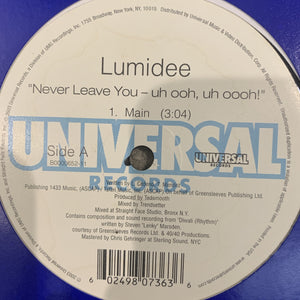 Lumidee “Never Leave You - Ooh, Uh Oooh!”