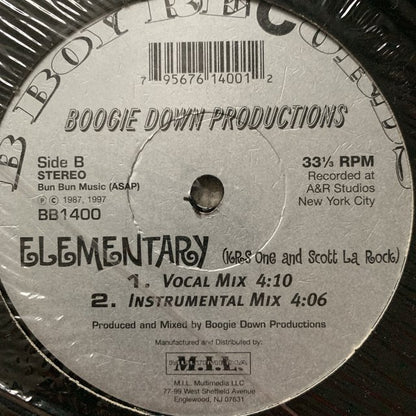 Boogie Down Productions “Poetry” / “Elementary”
