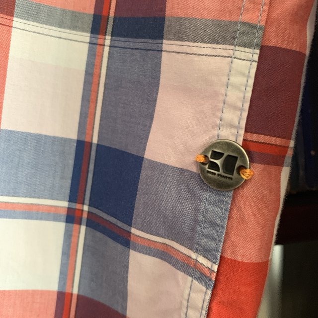 Boss Orange, Hugo Boss, Blue Red Check Shirt Size Medium