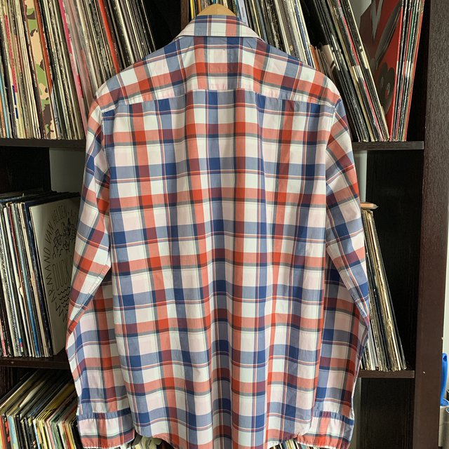 Boss Orange, Hugo Boss, Blue Red Check Shirt Size Medium