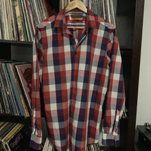 Load image into Gallery viewer, Ben Sherman Red Blue White Check Shirt