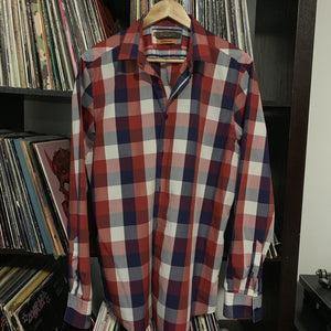 Ben Sherman Red Blue White Check Shirt