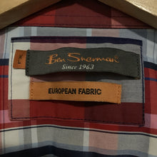 Load image into Gallery viewer, Ben Sherman Red Blue White Check Shirt
