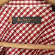 Load image into Gallery viewer, Ben Sherman The Original Red and White Check Shirt Size XL