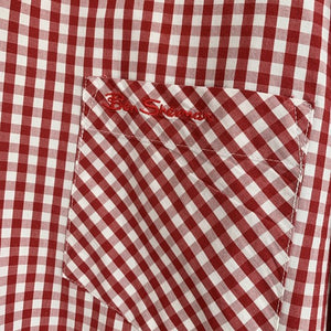 Ben Sherman The Original Red and White Check Shirt Size XL