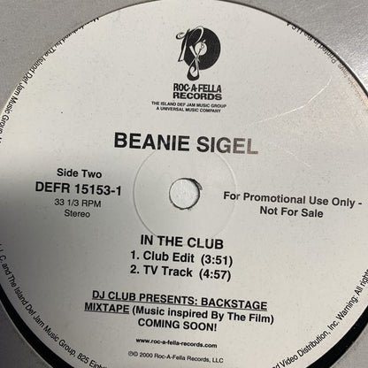 Beanie Sigel “In The Club”