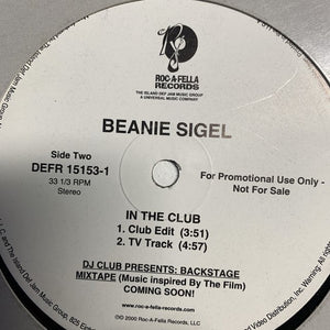 Beanie Sigel “In The Club”