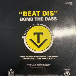 Bomb The Bass “Beat Dis” Extended Diss