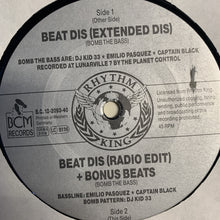 Load image into Gallery viewer, Bomb The Bass “Beat Dis” Extended Diss