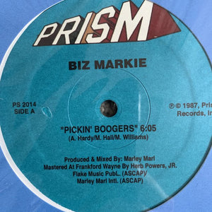 Biz Markie “Pickin Boogers” Original and Dub Versions 2 Track