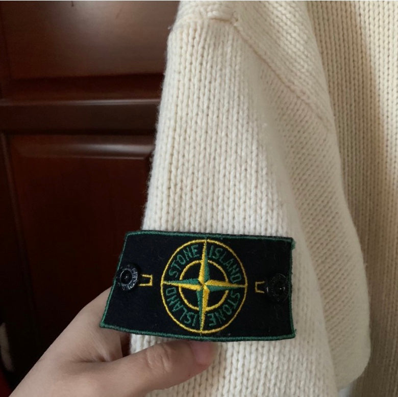 Stone Island Vintage Knit AW1998 complete with Green Edged Badge