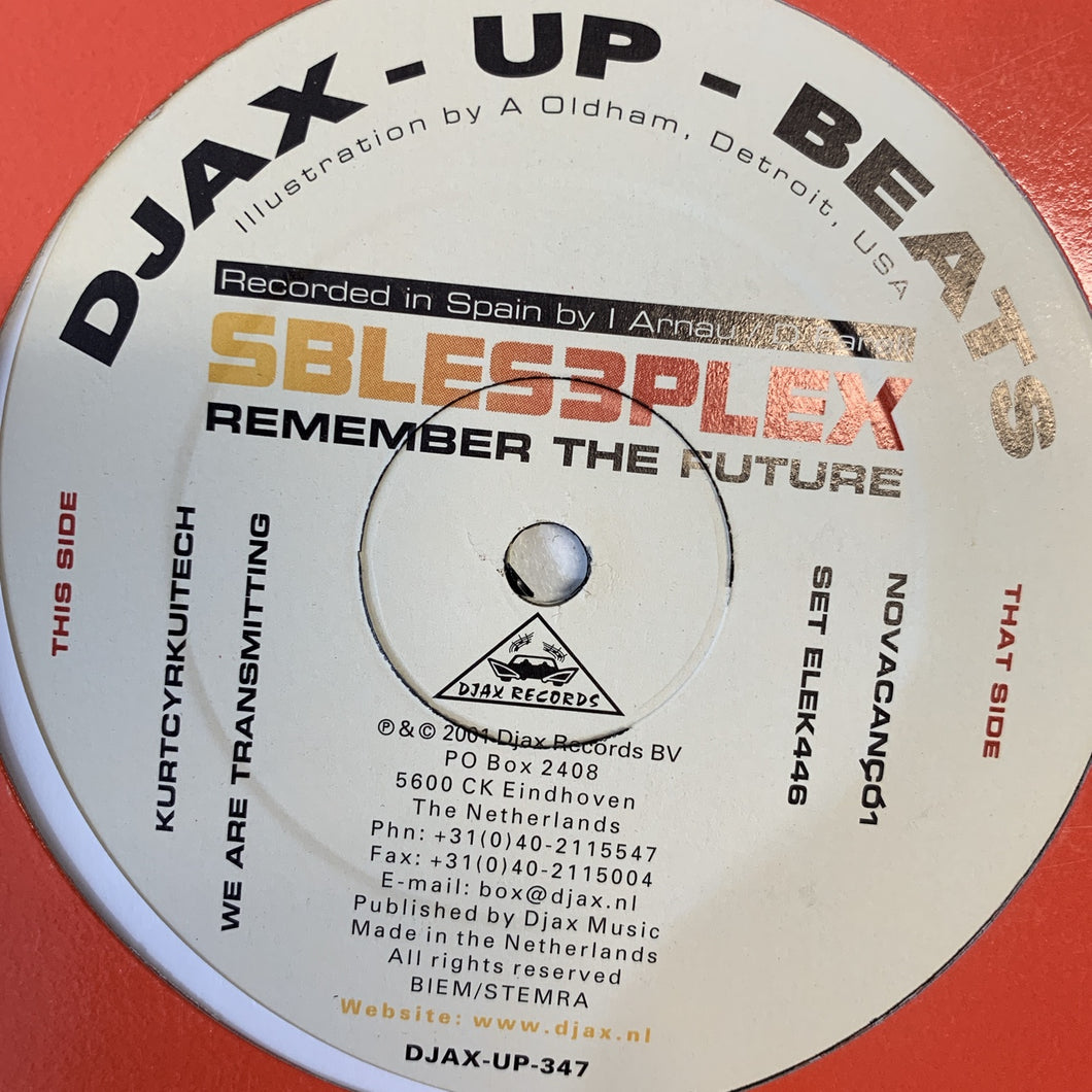 SBLES3PLEX ‘Remember the Future’ ep 4 Track 12inch Vinyl Single on DJAX