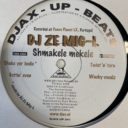 DJ ZE MIG-L ‘Shmakele mekele’ ep 4 Track 12inch Vinyl Single on DJAX