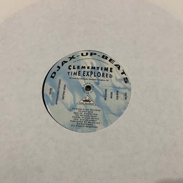 DJAX UP BEATS Luke Slater Clementine Time Explored EP