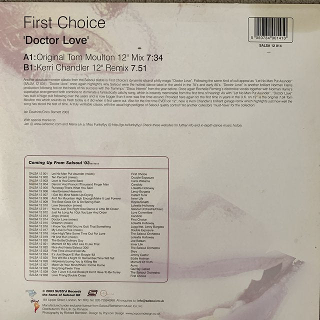 First Choice “Doctor Love”