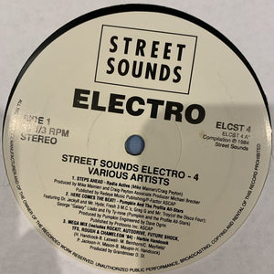 Electro 4 Street Sounds 7 Track LP Hip Hop Electro