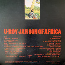 Load image into Gallery viewer, U-ROY “Jah Son Of Africa” 9 Track Vinyl Album