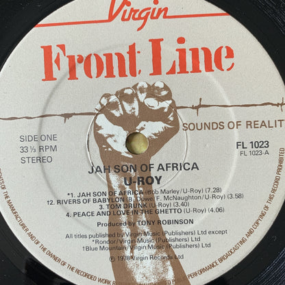 U-ROY “Jah Son Of Africa” 9 Track Vinyl Album