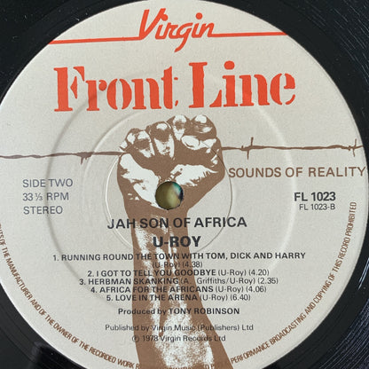 U-ROY “Jah Son Of Africa” 9 Track Vinyl Album