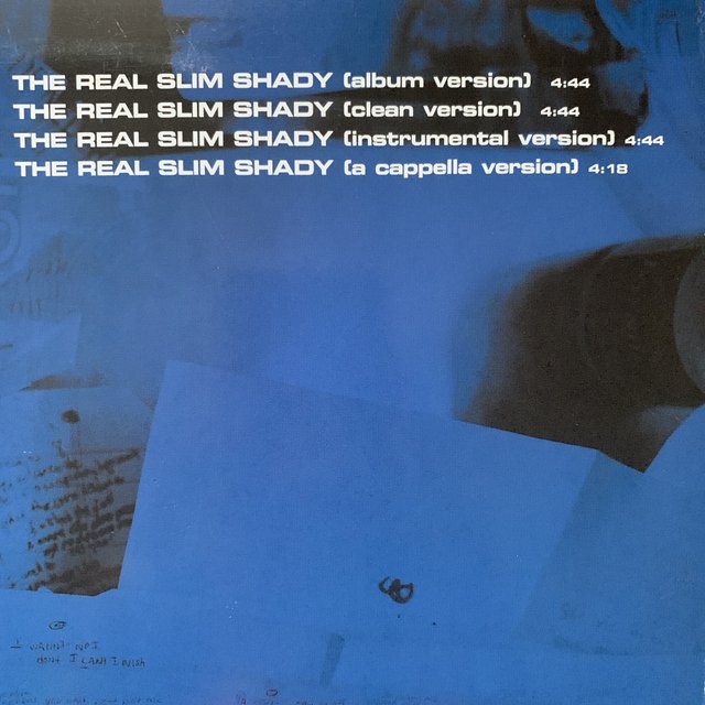 Eminem “The Real Slim Shady”