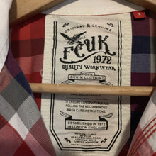 Load image into Gallery viewer, French Connection FCUK Red White and Blue 100% Cotton Shirt