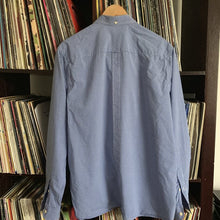 Load image into Gallery viewer, Fred Perry Blue and White Gingham Check Shirt Size Large