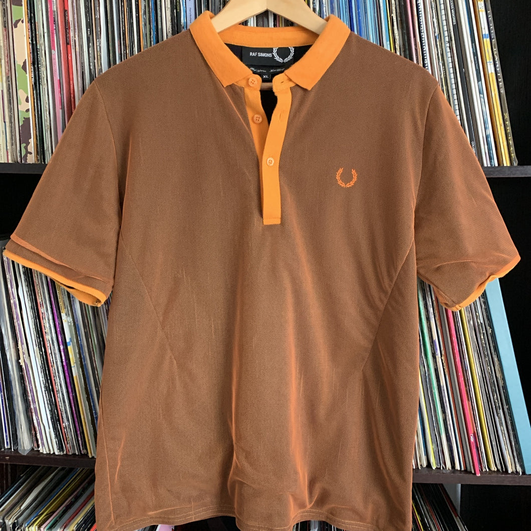 RAF SIMONS for Fred Perry Vintage Polo Size XL stunning bit of clobber